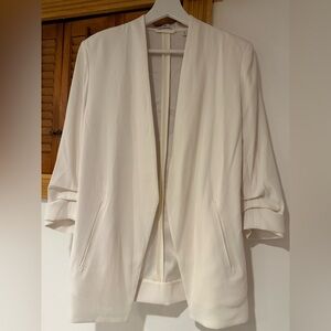 Elegant White Women's Jacket